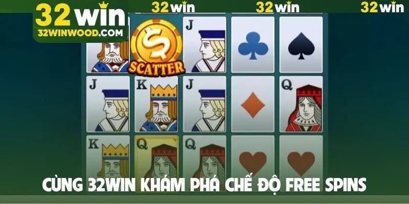 Cùng 32WIN khám phá chế độ Free Spins