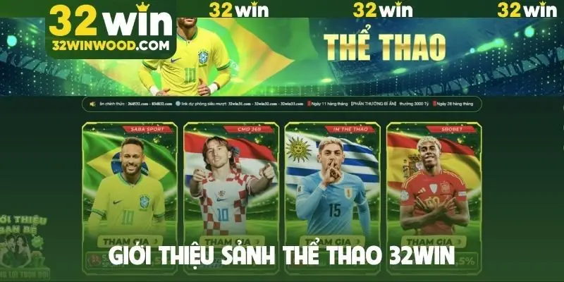 Giới thiệu sảnh thể thao 32WIN