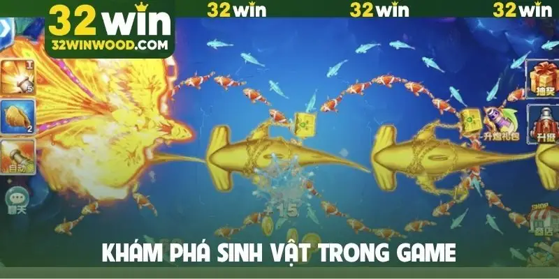 Khám phá sinh vật trong game