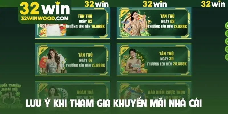 Lưu ý khi tham gia khuyến mãi nhà cái