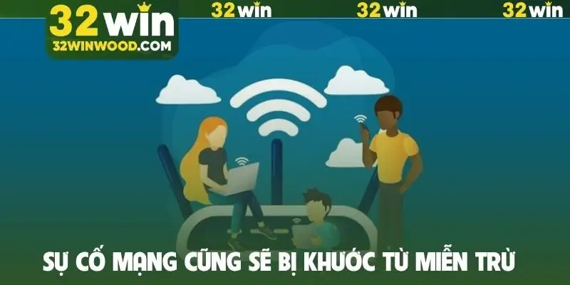 Sự cố mạng cũng sẽ bị khước từ miễn trừ